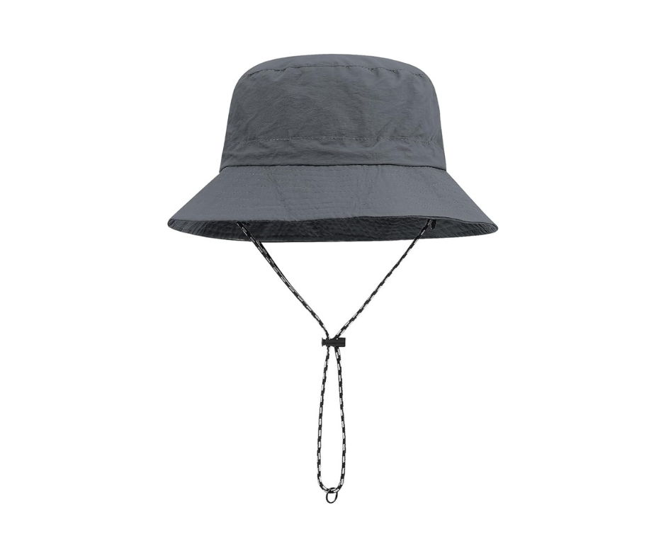 Waterproof Packable Hat in Gray