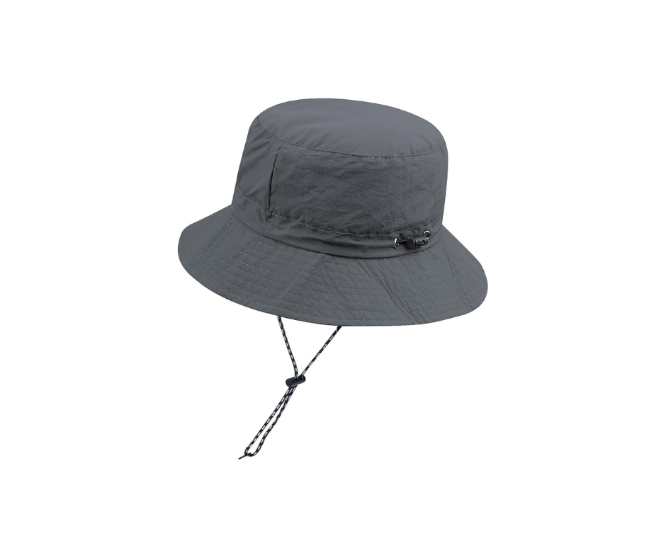 Waterproof Packable Hat in Gray