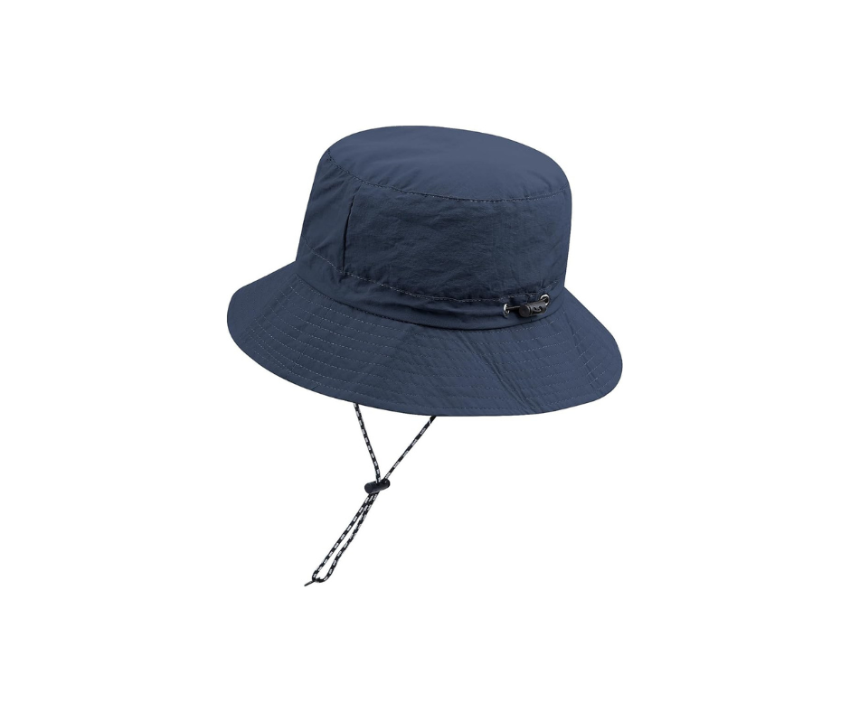 Waterproof Packable Hat in Navy Blue